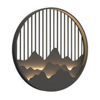 Wall Mountain Light Modern Landscape Poetry Outdoor Light