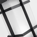 Wall Pillar Lights Outdoor Black Vintage Solar Fence Post Light