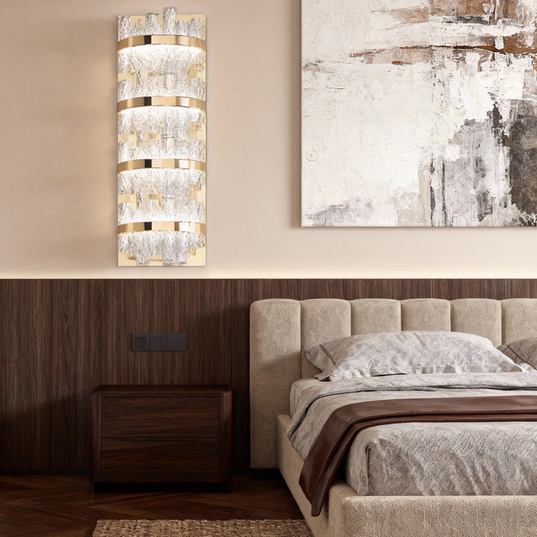 Wall Sconce Glass Modern Stainless Steel Glass Lamp