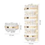 Wall Sconce Glass Modern Stainless Steel Glass Lamp