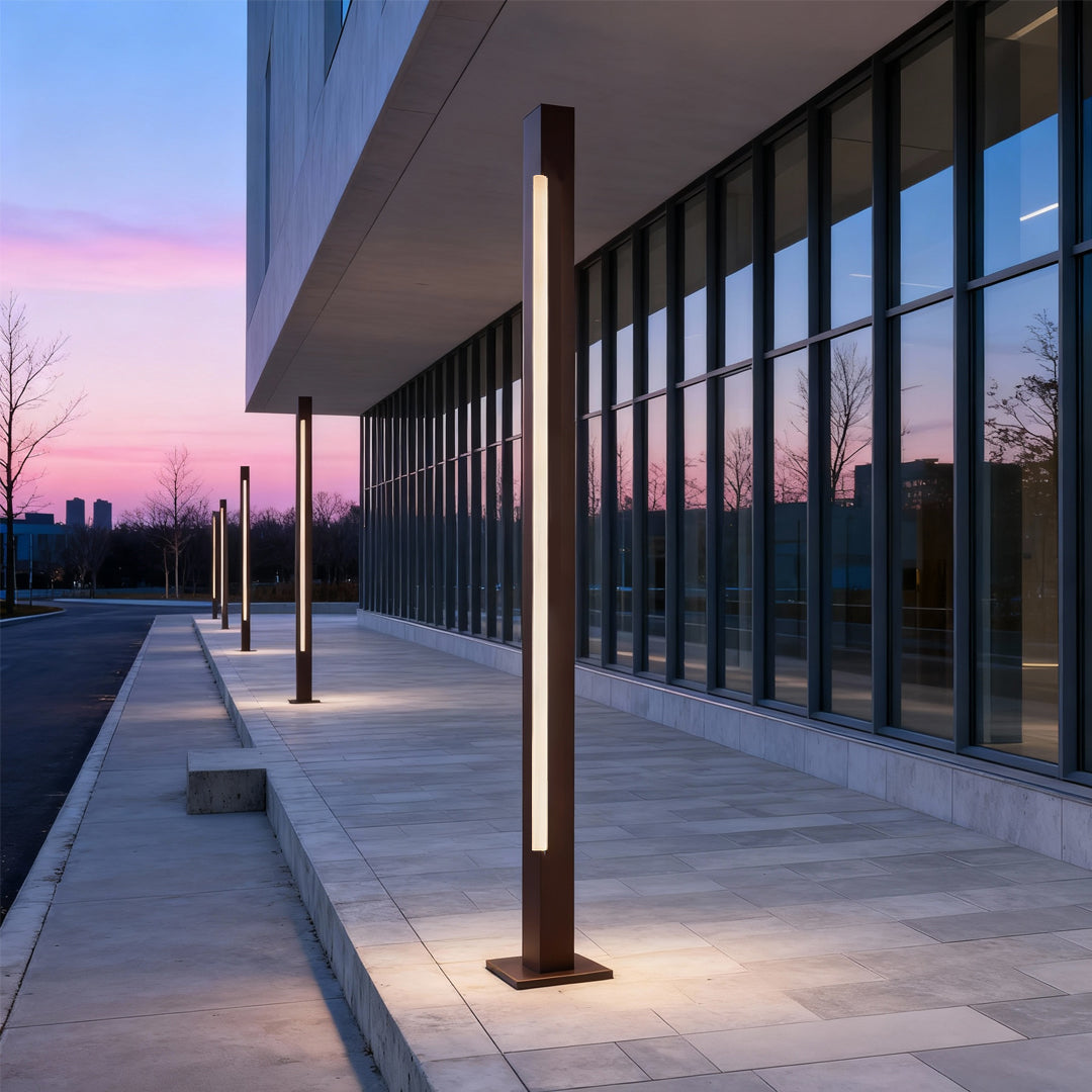 LED Bollard Light Fixtures Outdoor Waterproof Courtyard Light