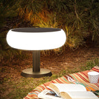 Outdoor Solar Pillar Lights Waterproof Round Landscape