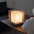 Japanese Paper Table Lamp Retro Wabi-Sabi Style Ambient Lamp