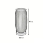 Vintage Bamboo Table Lamp Handwoven Japanese LED Lamp
