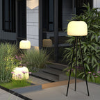 Waterproof Outdoor Floor Lamps Garden Decor Metal Light