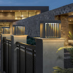 Waterproof Outdoor Pillar Lights Square Modern Minimalist Light
