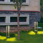 LED Bollard Garden Light Black Aluminum Garden Landscape Light
