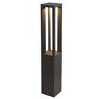 [Open-Box] Black Aluminum Garden LED 7W 4-Beam Landscape Bollard Lights