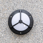 Waterproof Outdoor Wall Lighting Minimalist Trisection Round