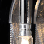 Waves Aluminum Tassel Chain 3 Step Dimming Artistic Nordic Chandelier
