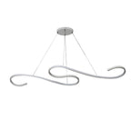 White Chandeliers Modern Creativity Wave Curve Ceiling Light