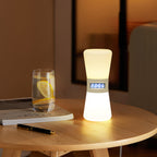Small White Table Lamp Countdown Gravity Sensor Ambient Hourglass Lamp