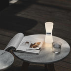 Small White Table Lamp Countdown Gravity Sensor Ambient Hourglass Lamp