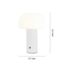 Novelty Table Lamps Iron Base and Rotomolded Mushroom Shade Lamp