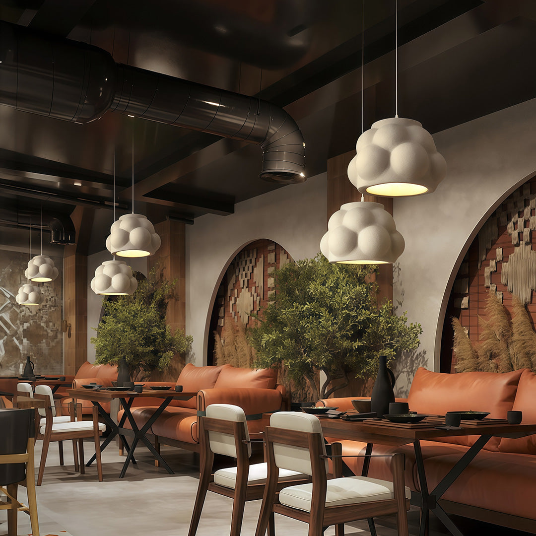 Single Pendant Light Fixture French-Style Metal Ceiling Light