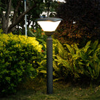 Outdoor Garden Pathway Light Simple Black Hard-Wired Bollard Light