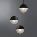 Round Ball Electroplated Glass Metal LED Nordic Pendant Lighting