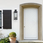 Black External Wall Lights Outdoor Courtyard Waterproof LED Light