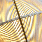 Japanese Style Pendant Lights Braided Hemp Rope Ceiling Light