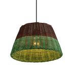 Woven Pendant Lamp American Vintage Rattan Ceiling Light