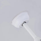 15/19 23-In LED 4 Blades White Retractable Ceiling Fan with Light