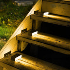 Solar Outdoor Step Light Fixtures Waterproof Modern Style