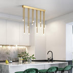 Linear Design Electroplated Metal LED Wireless Control Ceiling Lights