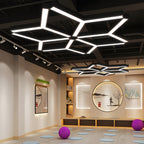 Y Shape Linear Light Industrial Geometric Ceiling Light