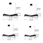 Y Shape Linear Light Industrial Geometric Ceiling Light