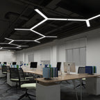 Y Shape Linear Light Industrial Geometric Ceiling Light