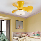 Macaron Ceiling Fan with Light Modern Decoration LED Light