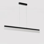 Modern Aluminum Acrylic Pendant Lights Elongated Linear Ceiling Lights