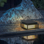 Zen Garden Light Vintage Filigree Pattern Landscape Light