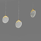 Disc Pendant Light Acrylic Copper LED Nordic Lighting